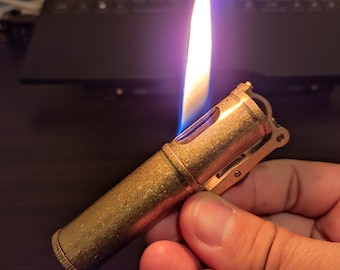 Vintage kerosene brass lighter