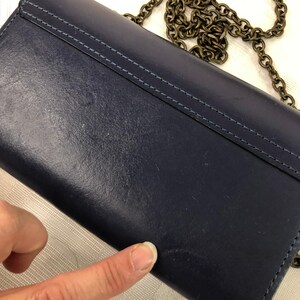 Anthropologie Navy Rhinestone Bejeweled Crossbody New without Tags image 9