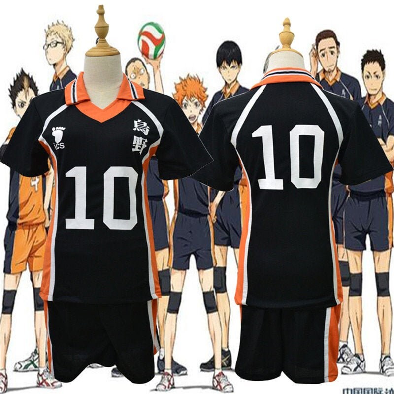 Haikyuu Volleyball Club Jersey Karasuno High Hinata Kageyama Etsy
