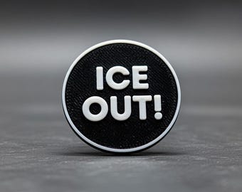 Anti ICE pins ICE OUT! Justice for Pretti Be Good Chinga La Migra