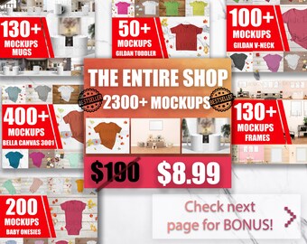 Download Tshirt Mockup Etsy
