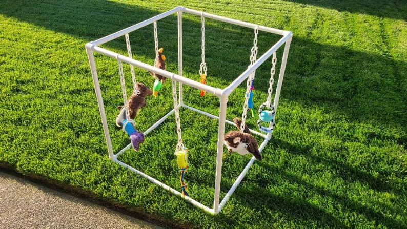 Puppy Jungle Play Gym Dog Toys PVC Pipe Standard Medium | Etsy