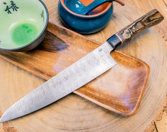 Damascus Steel Chef Knife Gyuto 10 inch blade