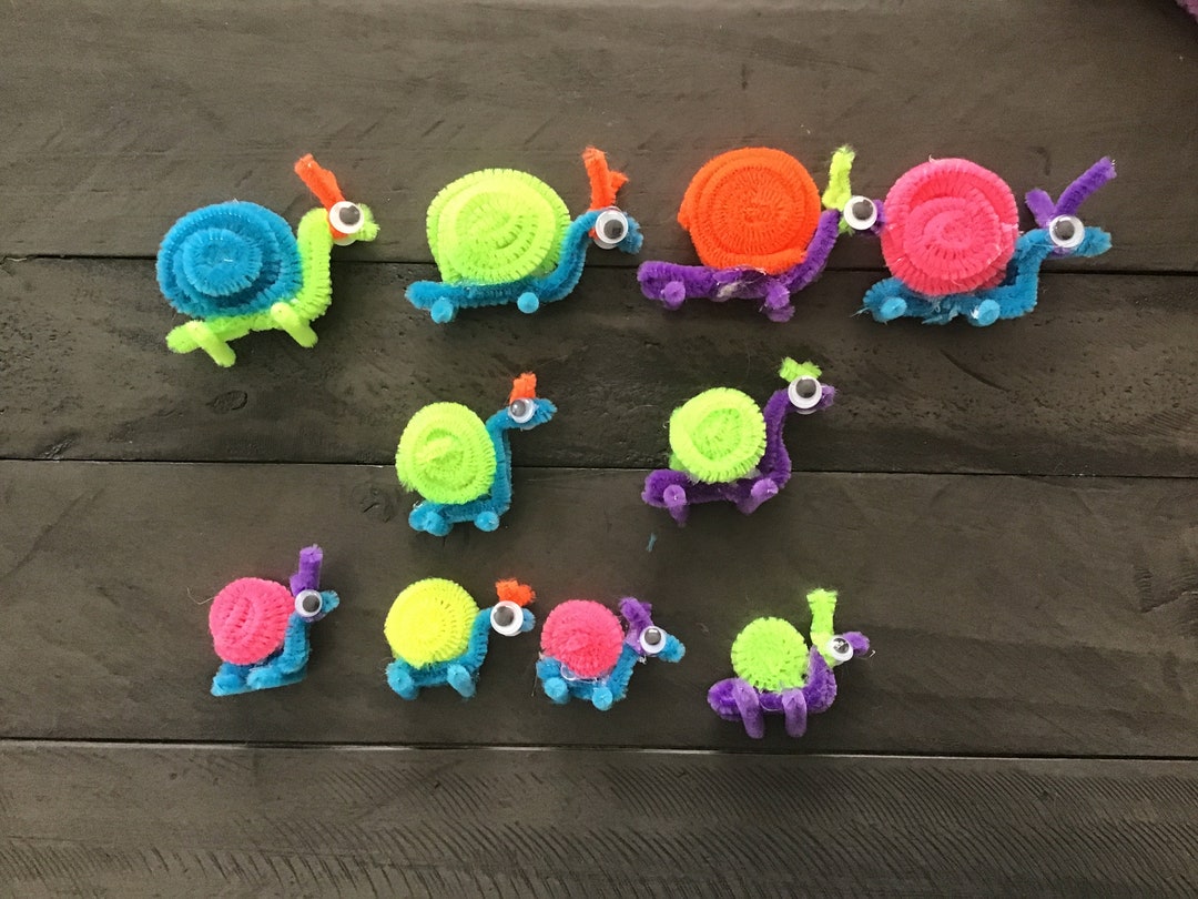 Buy Pipe Cleaner Snails for Party Favors or Decor Online in India Etsy