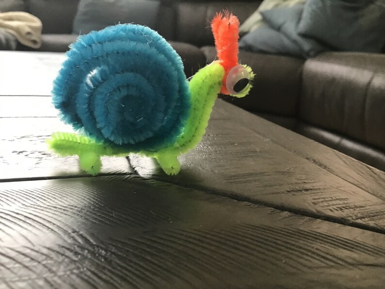 Pipe Cleaner Snails for Party Favors or Decor Etsy Norway
