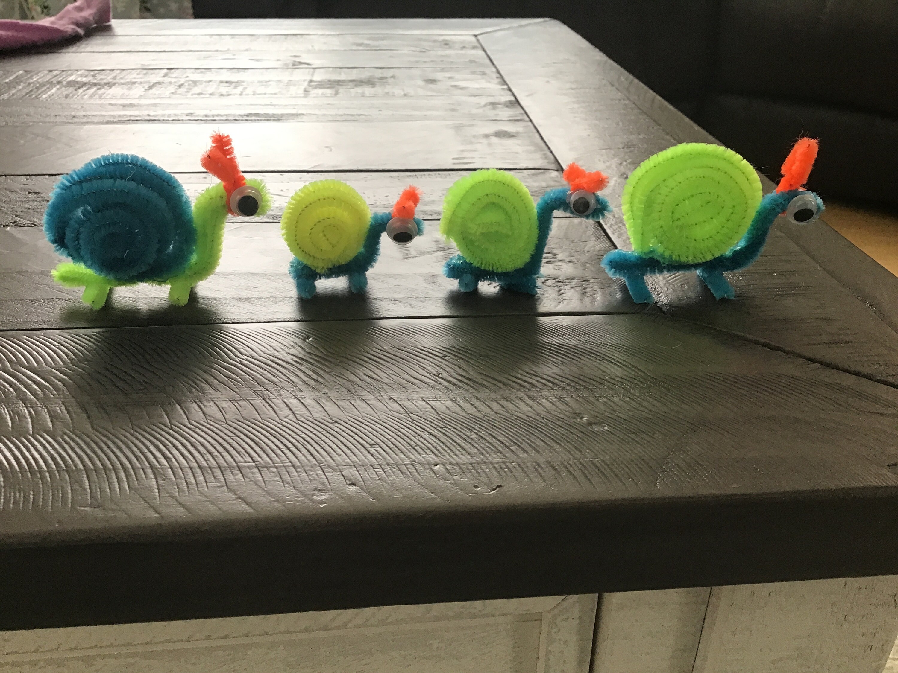 Pipe Cleaner Snails for Party Favors or Decor Etsy Ireland