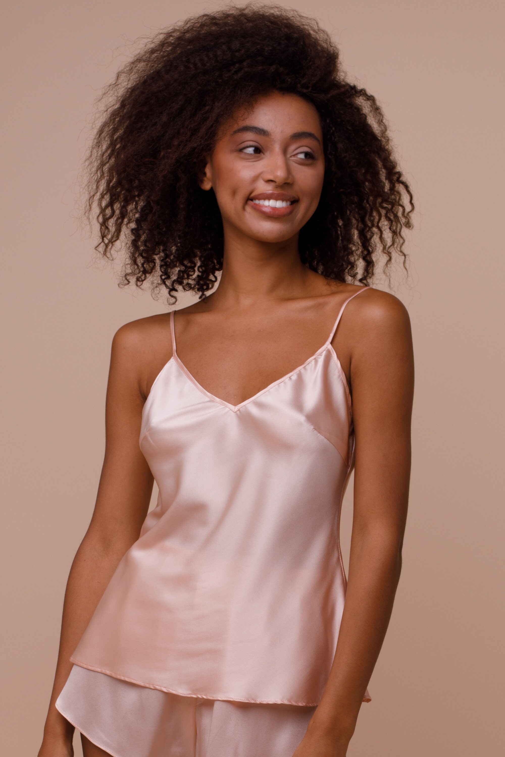Silk Camisole Set Etsy