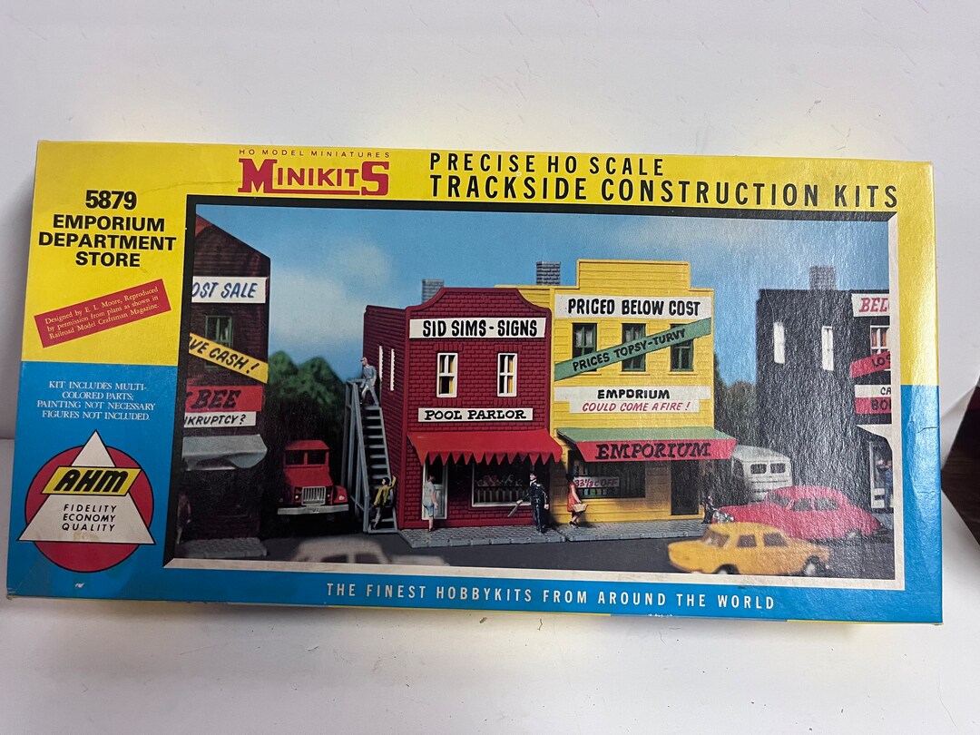 AHM Emporium Department Store - HO Scale Building Kit - Etsy