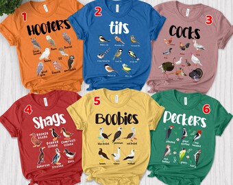 Bird Gift Bird Shirt Bird Watching Gift Birdwatcher Shirt Bird Lover Shirt Bird Nerd Shirt Gift for Bird Lover Bird Species DZOR77