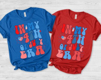 4th of July Shirt, Coquette In My 4th of July Era Shirt, Independence Day Shirt, Patriotic, 4th July Shirt, Fourth Of July Shirt D1HP24