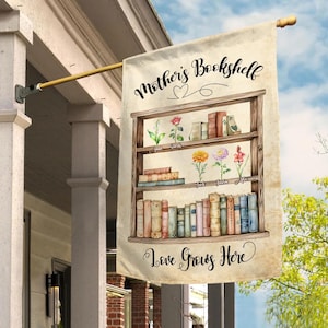 Custom Grandma’s Flowers Garden Flag | Mother’s Day Gift for Mimi & Granny | Personalized Grandkids Name Floral Outdoor Banner JCL335