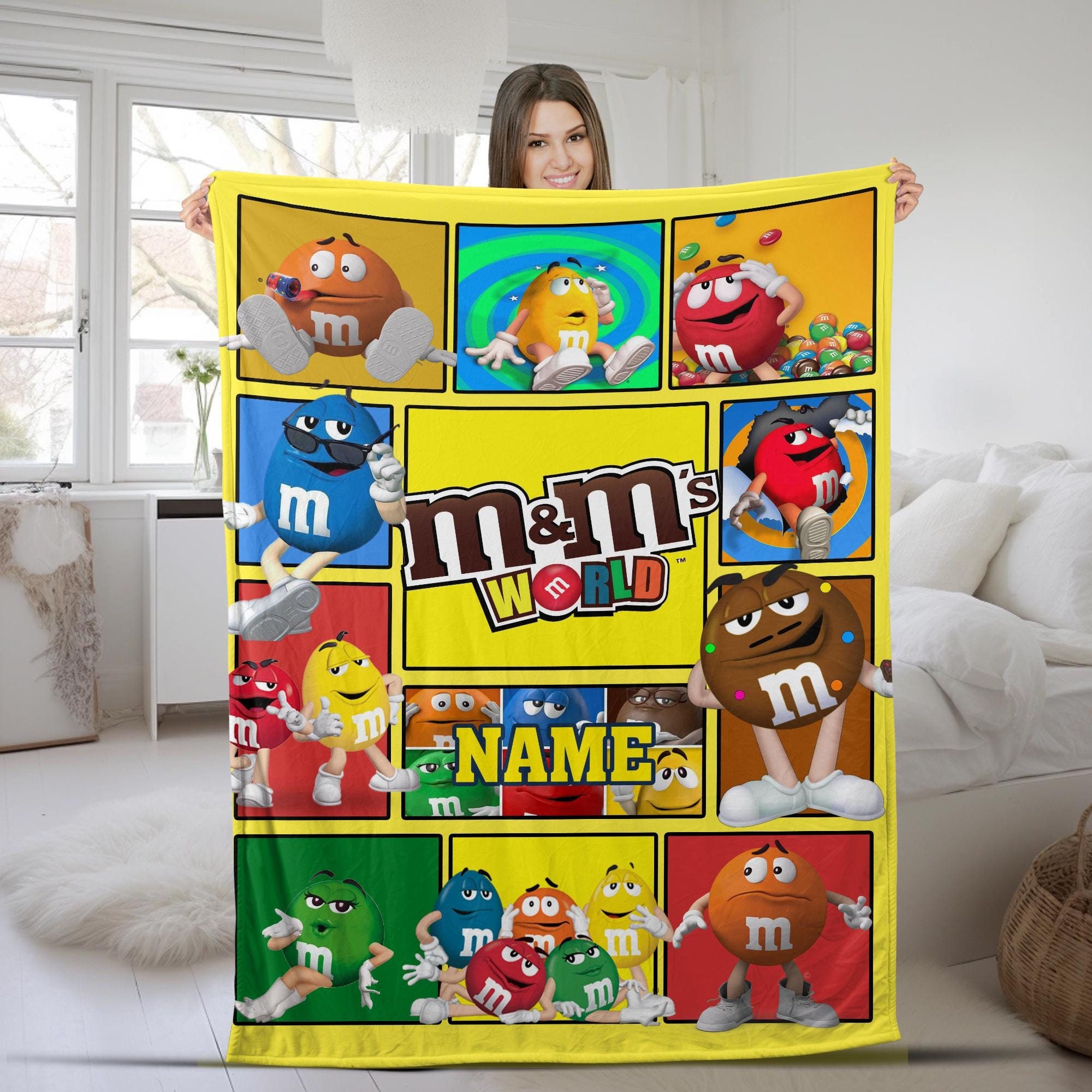 M and M Blanket Etsy