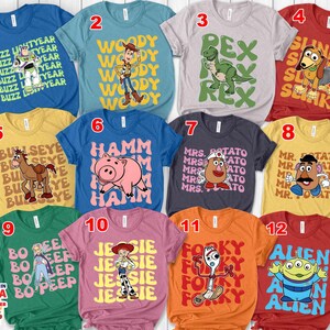 Disney Toy Story Characters Group Shirt, Friends Shirt, Retro Toy Story Movie Shirt, Toy Story Party Shirt, Disney Vacation Shirt NEV245