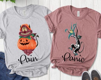 Pain And Panic Couple Shirt,Pain Shirt, Panic Shirt, Family Matching Shirt, Cool Couple Shirt C-02082228