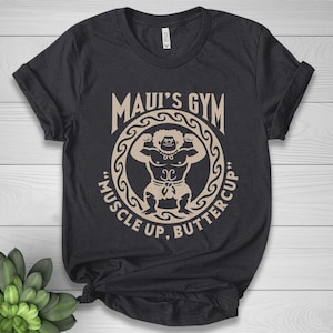 Maui’s Gym Shirt, Moana and Maui T-shirt, Disneyland Vacation Shirts for Men, Men&#39;s Gym Tee, Disney Gift for Boyfriend D2HI23