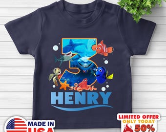 Finding Nemo Birthday Shirt | Finding Dory Birthday Shirt | Finding Nemo Birthday T-Shirt Finding Nemo Family Shirt C-09062315