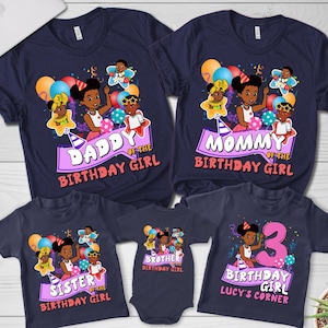 Gracie&#39;s Corner Birthday Family Shirts, Gracie&#39;s Corner Birthday Girl Shirt, Custom Gracie&#39;s Corner Shirt, Personalized Birthday Girl D1H173