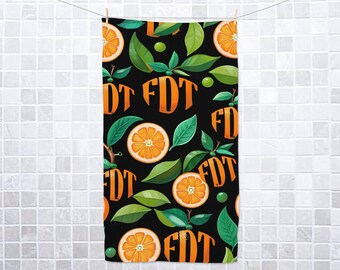 Summer Fruit Tea Towel, Subtle Political F*ck Trump Tea Towel, Anti-trump Home Decor, funny political home decor, towels for mom D2HO02
