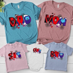 Personalized Spidey Birthday Shirt, Spidey and His Amazing Friends Family Birthday Party Shirt, Superhero Birthday Shirt, Spidey D1H160