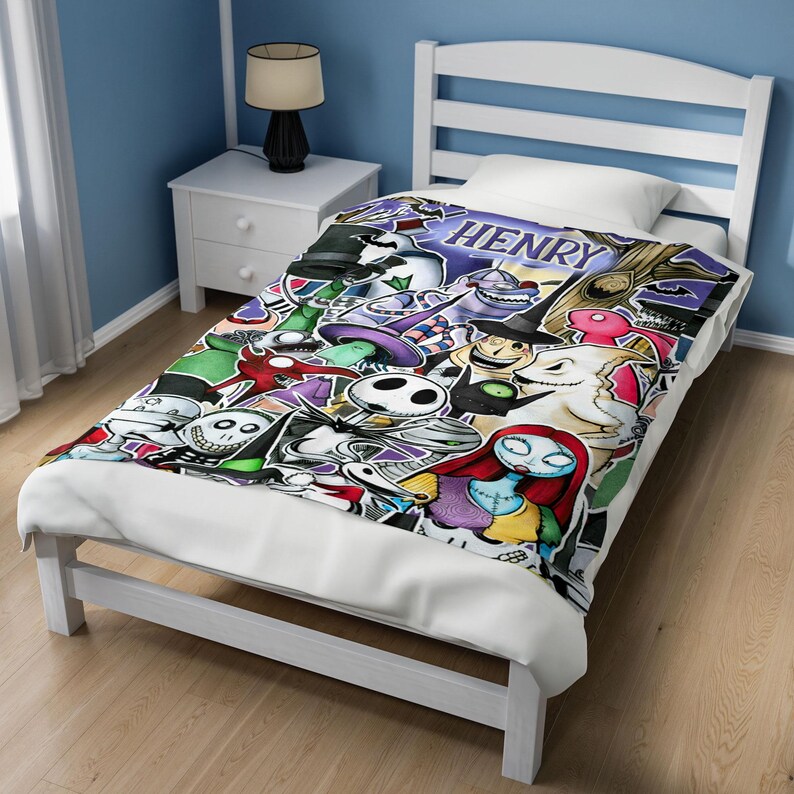 The Nightmare Before Christmas Fleece Blanket, Nightmare Before