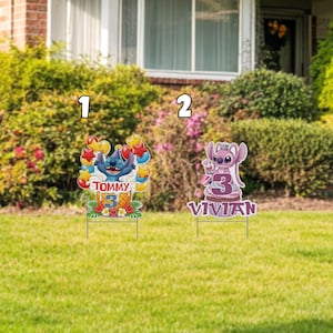 Lilo & Stitch Cutouts, Lilo, Stitch, Lilo Stitch Yard Signs, Lilo and Stitch Background, Lilo and Stitch Party Theme, Lilo and Stitch D2IO16