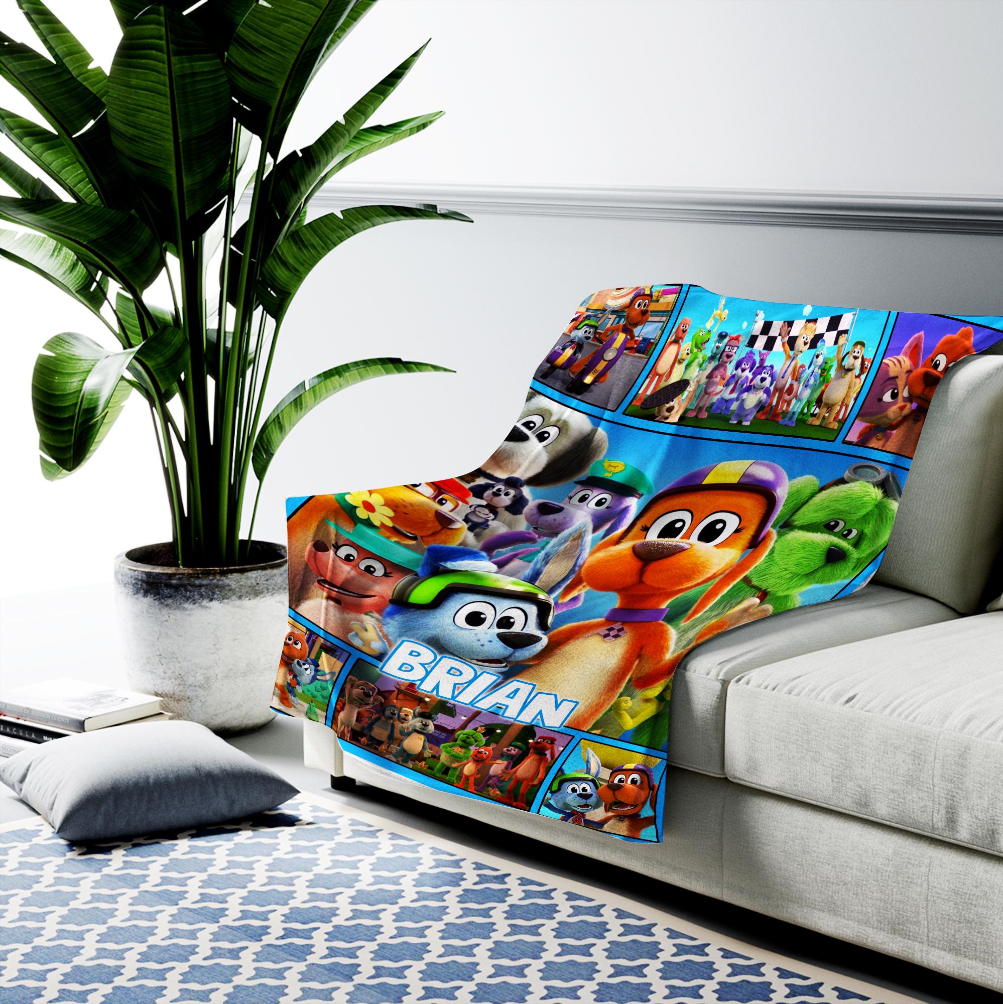 Personalized Go Dog Go Blanket, Go Dog Go Blanket, Baby