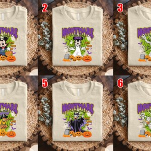 Retro Nightmare on Main Street Disney Halloween Shirt, Mickey&#39;s Not So Scary Halloween Party, Disneyland Halloween Shirt, Halloween D2IN19