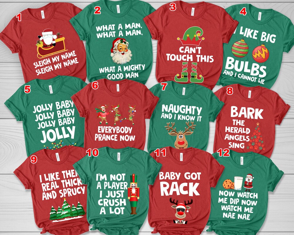 Christmas Song Pun Family Christmas Matching Shirt, Group Christmas Song Shirts, Funny Christmas Party Tees, Very Mery Christmas Shirts, Funny Quote Top Neww26 Christmas Lyric Tees