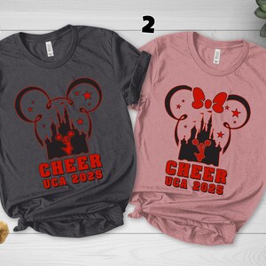 Customize Uca Nationals Cheerleader Tee, Summit Bound Mickey & Friends Tee,Disney cheerleading 2025 shirt,WDW Disneyland Trip Tee D-17012529