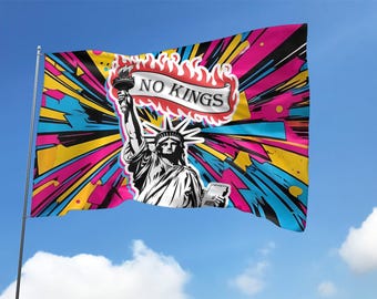 Resist Fascism House Flag, Anti Trump Political Statement,Social Justice Decor, No Kings Activist Gift,Hate Has No Home Here, Protest NGPR26