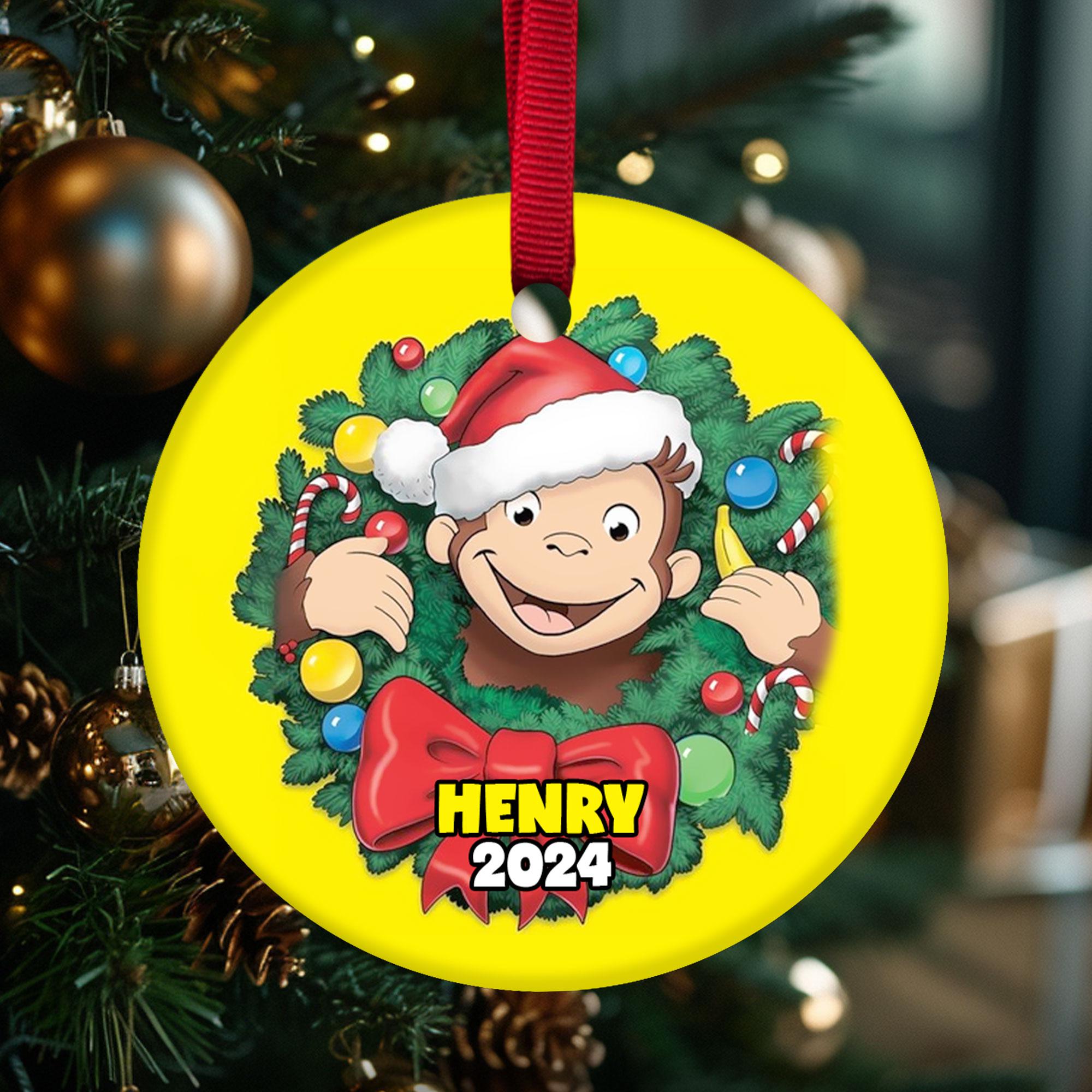 Personalized Curious George Ornament, Custom Name and Year, Customized Curious George, Christmas Gifts, Monkey Curious George Decor CZJR13 - Etsy personalized-curious-george-ornament-custom-name-and-year-customized-curious-george-christmas-gifts-monkey-curious-george-decor-czjr13-etsy