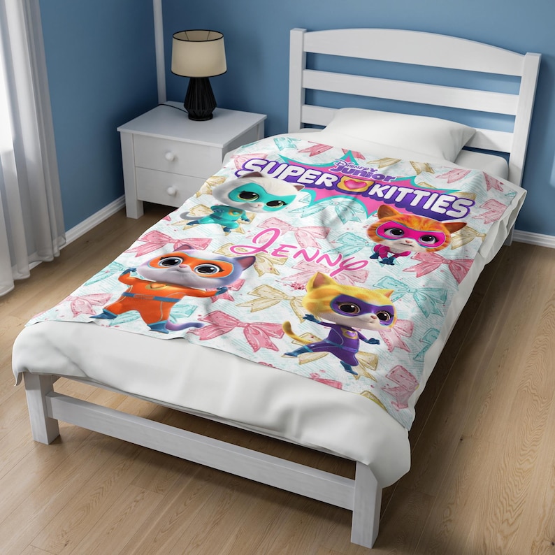 Custom Super Kitties Blanket, Custom Super Kitties Blanket,super