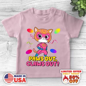 Ginny Super Kitties Shirt | Super Cat Shirt | Bitsy Shirt | Super Kitties Character Custom T-Shirt | Junior Super Kitties Music Shirt CYJE31