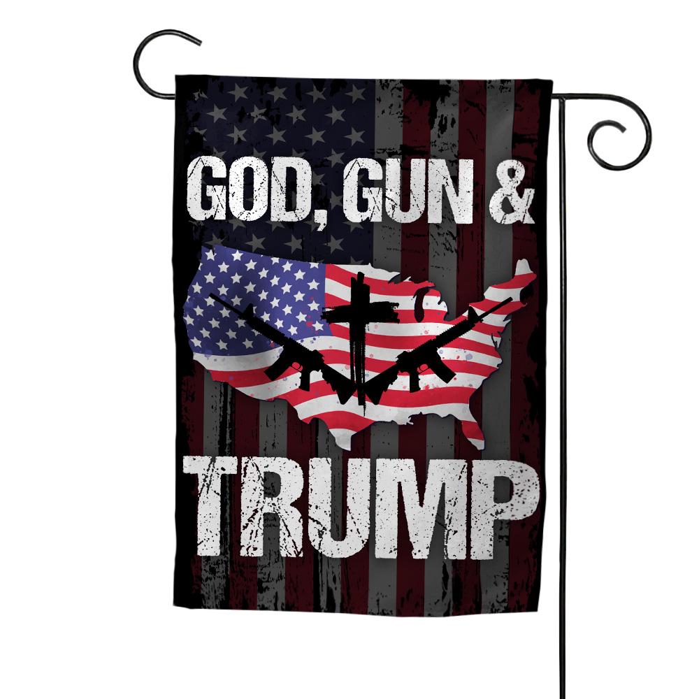 TRUMP GOD GUNS COUNTRY 2024 Advertising Vinyl Banner Flag Sign Many Sizes MAGA - Foto 6