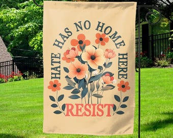 Subtle Anti Trump Garden flag,Resistance Yard flag, Liberal banner, FDT yard flag, Democrat Garden flag, Liberal House anti-tump flag BZDC04