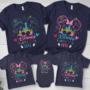 Disneyland Family Trip 2025 Shirt, Disneyland Mickey And Friends Shirt, Family Matching Trip Shirt, Trip 2025, Walt Disneyworld D2HH12