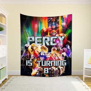 Transformers Birthday Party Backdrop, Transformers Birthday Banner, Custom Transformers Backdrop, Transformers Kids Birthday Decor D2FW01