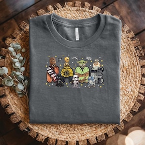 Custom Name STAR WARS Matching T-Shirt, Disneyland Matching Shirt, May The Force Be With You, Star Wars Vader Princess Leia Han Solo C1EV10