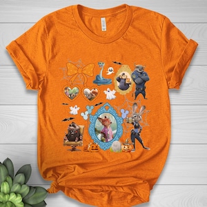 Coquette Bow Zootopia Shirt, Judy Hopps, Nick Wilde Shirt, Retro Halloween Shirt, Zootropolis Disney Tee, WDW Family 2025 Trip Tee NGUT04