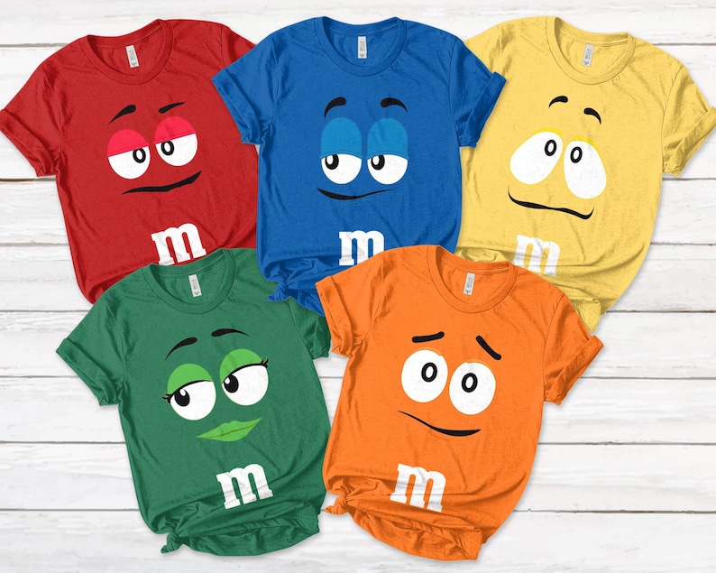 M&M Candies T Shirt, M and M Matching Family Shirt, Family Halloween ...