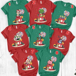 Toy Story Christmas Shirt, Xmas Toy Story Cartoon Shirt, Custom Disney Christmas Shirt, Disneyland Christmas Shirt, Christmas Party NEVK02