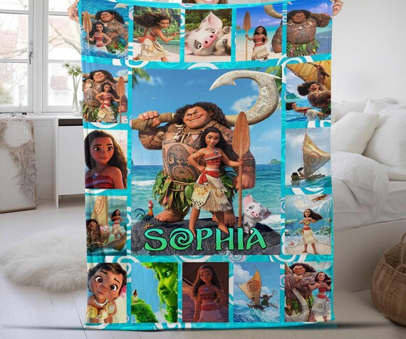 Moana fleece blanket hotsell