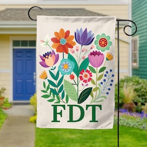 Subtle Anti Trump GardenFlag Feminist Gifts Anti MAGA Political Flag F*ck Donald Trump Funny Democrat Liberal Yard Sign Outdoor Decor BZDC08