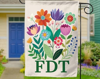 Subtle Anti Trump GardenFlag Feminist Gifts Anti MAGA Political Flag F*ck Donald Trump Funny Democrat Liberal Yard Sign Outdoor Decor BZDC08