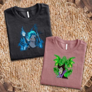 Retro Disney Maleficent Sleeping Beauty Portrait Shirt, Disney Villains T-shirt, Magic Kingdom, Disney Halloween, Disneyland Trip Tee BZGD11
