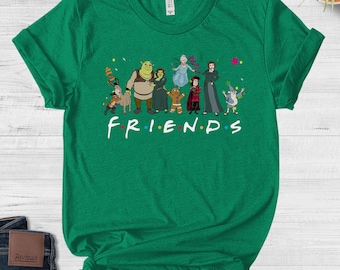 All Characters Shrek Shirt, Fiona Donkey Lord Man Shrek Friends Group Shirt, Shrek Birthday Boy, Shrek Family Matching D2GE27