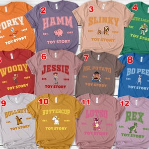 Disney Toy Story Group Shirt, Toy Story Friends Shirt, Disney Toy Story Family Shirt, Group Characters Shirt,Group Matching Shirt N-03122208