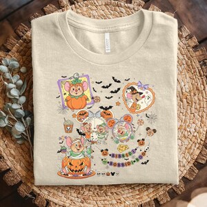Coquette Bow Disney Jaq And Gus Halloween T-Shirt, Jaq And Gus Gus Halloween Shirt, Bibbidi Bobbidi Boo, Princess Halloween Shirt C1IC01