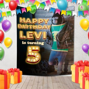 Sing 2,Personalized Birthday Party Backdrop,Sing 2 Personalized Banner,Sing 2 Poster,Sing 2 Party Supplies D2F508