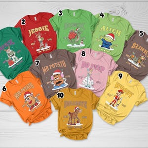 Retro Toy Story Christmas Shirt, Toy Story Shirt, Matching Family Disney X-Mas Shirts, Vacation Family Trip Shirt, Toy Story Shirt G5QK01
